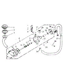 Pump Assembly And Pump Parts parts for Kenmore Washer 110.6802340 (1106802340, 110 6802340) from AppliancePartsPros.com