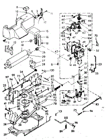 Wringer And Wringer Gear Case Assembly parts for Kenmore Washer 110.6802500 (1106802500, 110 6802500) from AppliancePartsPros.com