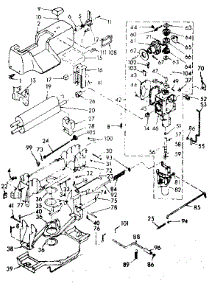 Wringer And Wringer Gear Case Assembly parts for Kenmore Washer 110.6802501 (1106802501, 110 6802501) from AppliancePartsPros.com