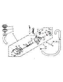 Pump Assembly And Parts parts for Kenmore Washer 110.6802501 (1106802501, 110 6802501) from AppliancePartsPros.com