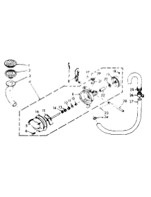Pump And Pump Parts parts for Kenmore Washer 110.6802900 (1106802900, 110 6802900) from AppliancePartsPros.com