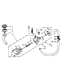 Pump And Pump Parts parts for Kenmore Washer 110.6802901 (1106802901, 110 6802901) from AppliancePartsPros.com