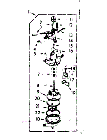 Pump Assembly parts for Kenmore Washer 110.6803103 (1106803103, 110 6803103) from AppliancePartsPros.com