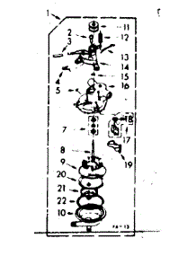 Pump Assembly parts for Kenmore Washer 110.6803104 (1106803104, 110 6803104) from AppliancePartsPros.com