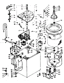 Machine Sub-Assembly parts for Kenmore Washer 110.6803402 (1106803402, 110 6803402) from AppliancePartsPros.com