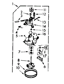 Pump Assembly parts for Kenmore Washer 110.6804001 (1106804001, 110 6804001) from AppliancePartsPros.com