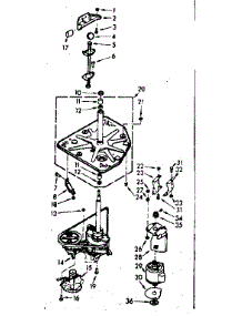 Drive System parts for Kenmore Washer 110.6804004 (1106804004, 110 6804004) from AppliancePartsPros.com