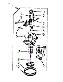 Pump Assembly parts for Kenmore Washer 110.6804052 (1106804052, 110 6804052) from AppliancePartsPros.com