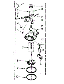 Pump Assembly parts for Kenmore Washer 110.6804053 (1106804053, 110 6804053) from AppliancePartsPros.com