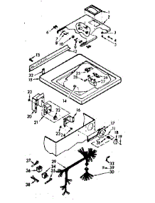Top And Control Assembly parts for Kenmore Washer 110.6804054 (1106804054, 110 6804054) from AppliancePartsPros.com