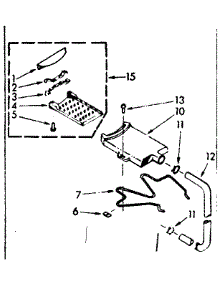 Filter Assembly parts for Kenmore Washer 110.6804110 (1106804110, 110 6804110) from AppliancePartsPros.com