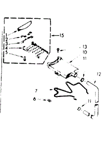 Filter Assembly parts for Kenmore Washer 110.6804111 (1106804111, 110 6804111) from AppliancePartsPros.com