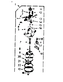 Pump Assembly parts for Kenmore Washer 110.6804153 (1106804153, 110 6804153) from AppliancePartsPros.com