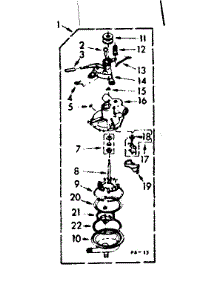 Pump Assembly parts for Kenmore Washer 110.6804160 (1106804160, 110 6804160) from AppliancePartsPros.com
