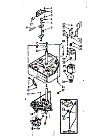 Drive System parts for Kenmore Washer 110.6804160 (1106804160, 110 6804160) from AppliancePartsPros.com