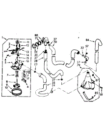 Water System parts for Kenmore Washer 110.6804202 (1106804202, 110 6804202) from AppliancePartsPros.com