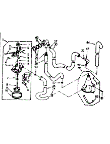 Water System parts for Kenmore Washer 110.6804203 (1106804203, 110 6804203) from AppliancePartsPros.com