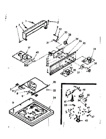 Top And Console Assembly parts for Kenmore Washer 110.6804210 (1106804210, 110 6804210) from AppliancePartsPros.com