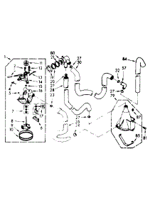 Water System parts for Kenmore Washer 110.6804211 (1106804211, 110 6804211) from AppliancePartsPros.com