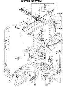 Water System parts for Kenmore Washer Dryer Combo 110.6110805 (1106110805, 110 6110805) from AppliancePartsPros.com