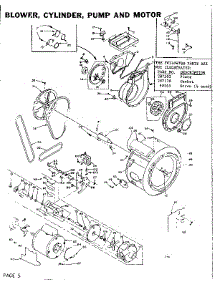Blower, Cylinder, Pump And Motor parts for Kenmore Washer Dryer Combo 110.6110810 (1106110810, 110 6110810) from AppliancePartsPros.com