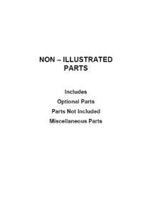 Optional Parts (Not Included) parts for Kenmore Dryer 110.61112020 (11061112020, 110 61112020) from AppliancePartsPros.com