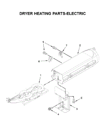 Dryer Heating Parts-Electric parts for Kenmore Dryer 110.61112021 (11061112021, 110 61112021) from AppliancePartsPros.com