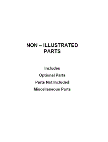 Optional Parts (Not Included) parts for Kenmore Dryer 110.61112021 (11061112021, 110 61112021) from AppliancePartsPros.com