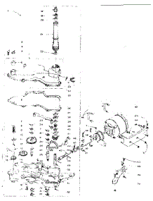 Worm Gear Case And Motor Assembly parts for Kenmore Washer 110.6112600 (1106112600, 110 6112600) from AppliancePartsPros.com