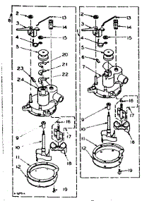 Pump Assembly parts for Kenmore Washer 110.6114240 (1106114240, 110 6114240) from AppliancePartsPros.com