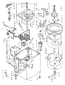 Machine Sub-Assembly parts for Kenmore Washer 110.6114240 (1106114240, 110 6114240) from AppliancePartsPros.com