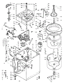 Machine Sub-Assembly parts for Kenmore Washer 110.6114241 (1106114241, 110 6114241) from AppliancePartsPros.com