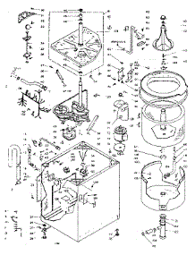 Machine Sub-Assembly parts for Kenmore Washer 110.6114242 (1106114242, 110 6114242) from AppliancePartsPros.com