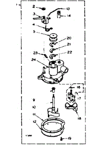 Pump Assembly parts for Kenmore Washer 110.6114252 (1106114252, 110 6114252) from AppliancePartsPros.com
