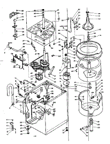 Machine Sub-Assembly parts for Kenmore Washer 110.6114253 (1106114253, 110 6114253) from AppliancePartsPros.com