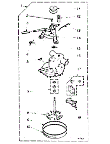 Pump Assembly parts for Kenmore Washer 110.6114254 (1106114254, 110 6114254) from AppliancePartsPros.com