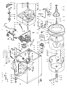 Machine Sub-Assembly parts for Kenmore Washer 110.6114254 (1106114254, 110 6114254) from AppliancePartsPros.com