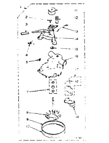 Pump Assembly parts for Kenmore Washer 110.6114255 (1106114255, 110 6114255) from AppliancePartsPros.com