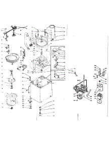 Machine Sub-Assembly parts for Kenmore Washer 110.6114500 (1106114500, 110 6114500) from AppliancePartsPros.com