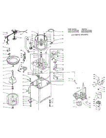 Machine Sub-Assembly parts for Kenmore Washer 110.6114720 (1106114720, 110 6114720) from AppliancePartsPros.com