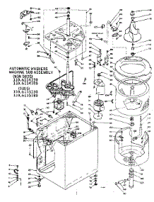Machine Sub-Assembly parts for Kenmore Washer 110.6114780 (1106114780, 110 6114780) from AppliancePartsPros.com