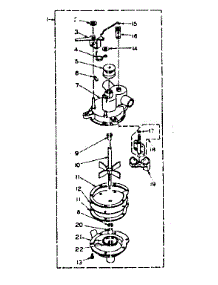 Alternate Pump Assembly parts for Kenmore Washer 110.6114802 (1106114802, 110 6114802) from AppliancePartsPros.com