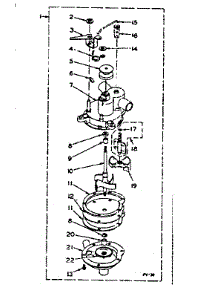 Pump Assembly parts for Kenmore Washer 110.6114851 (1106114851, 110 6114851) from AppliancePartsPros.com