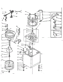 Machine Sub-Assembly parts for Kenmore Washer 110.6114860 (1106114860, 110 6114860) from AppliancePartsPros.com
