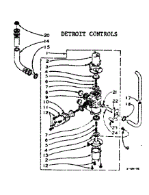 Mixing Valve Assembly Detroit Controls parts for Kenmore Washer 110.6114860 (1106114860, 110 6114860) from AppliancePartsPros.com
