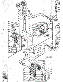 Water System parts for Kenmore Washer 110.6114863 (1106114863, 110 6114863) from AppliancePartsPros.com