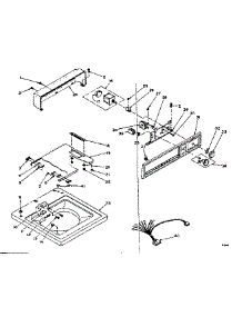 Machine Top Assembly parts for Kenmore Washer 110.6115510 (1106115510, 110 6115510) from AppliancePartsPros.com