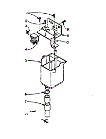 Dispenser Assembly parts for Kenmore Washer 110.6115801 (1106115801, 110 6115801) from AppliancePartsPros.com