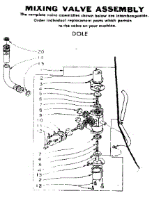 Mixing Valve Assembly parts for Kenmore Washer 110.6115850 (1106115850, 110 6115850) from AppliancePartsPros.com