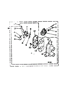 Two Way Valve Assembly parts for Kenmore Washer 110.6115853 (1106115853, 110 6115853) from AppliancePartsPros.com